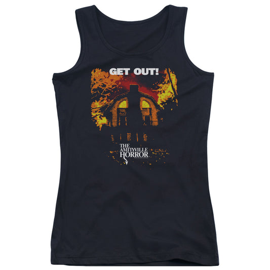 Amityville Horror Get Out Womens Tank Top Shirt Black