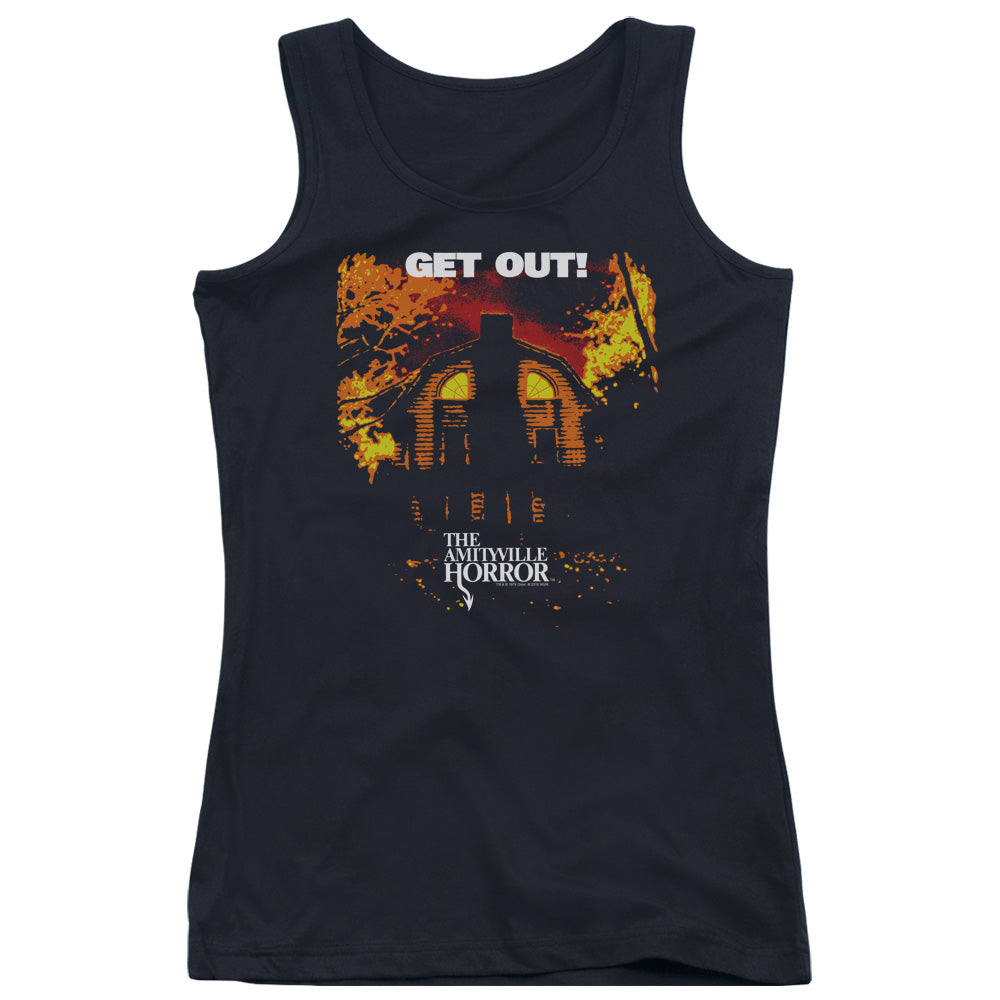 Amityville Horror Get Out Womens Tank Top Shirt Black