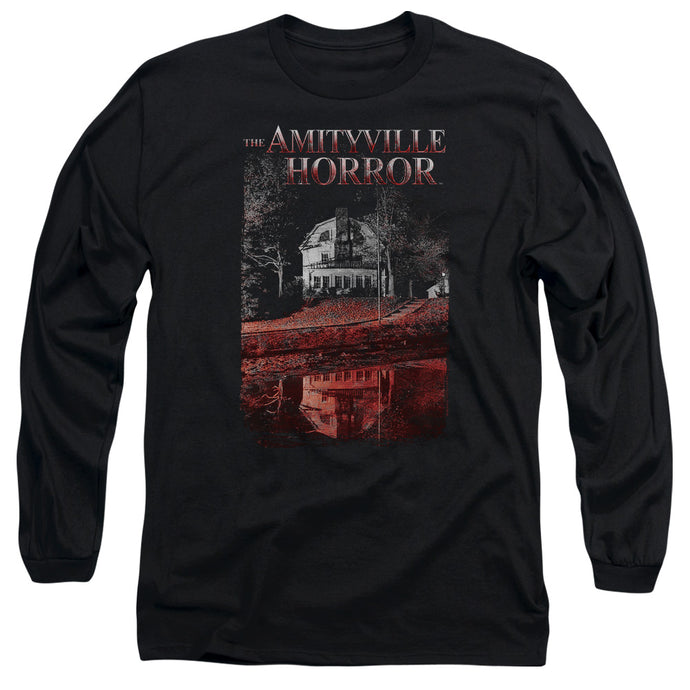 Amityville Horror Cold Blood Mens Long Sleeve Shirt Black