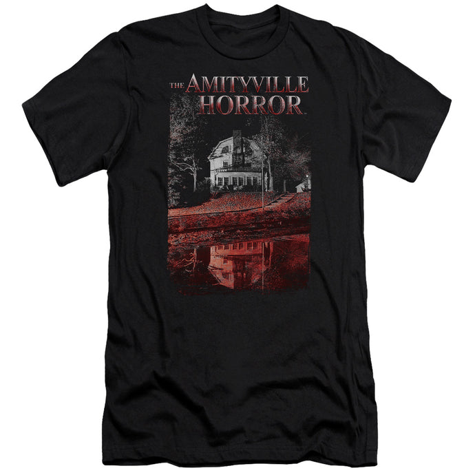 Amityville Horror Cold Blood Slim Fit Mens T Shirt Black
