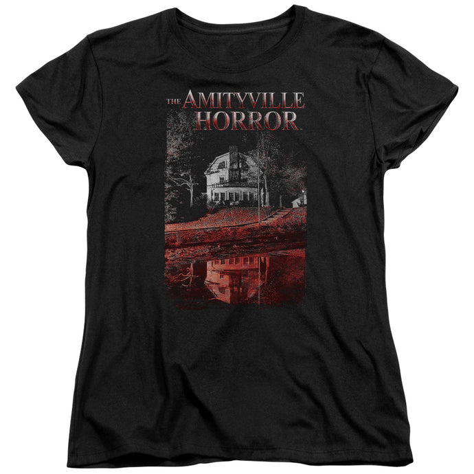 Amityville Horror Cold Blood Womens T Shirt Black