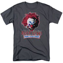 Load image into Gallery viewer, Killer Klowns From Outer Space Rough Clown Mens T Shirt Charcoal