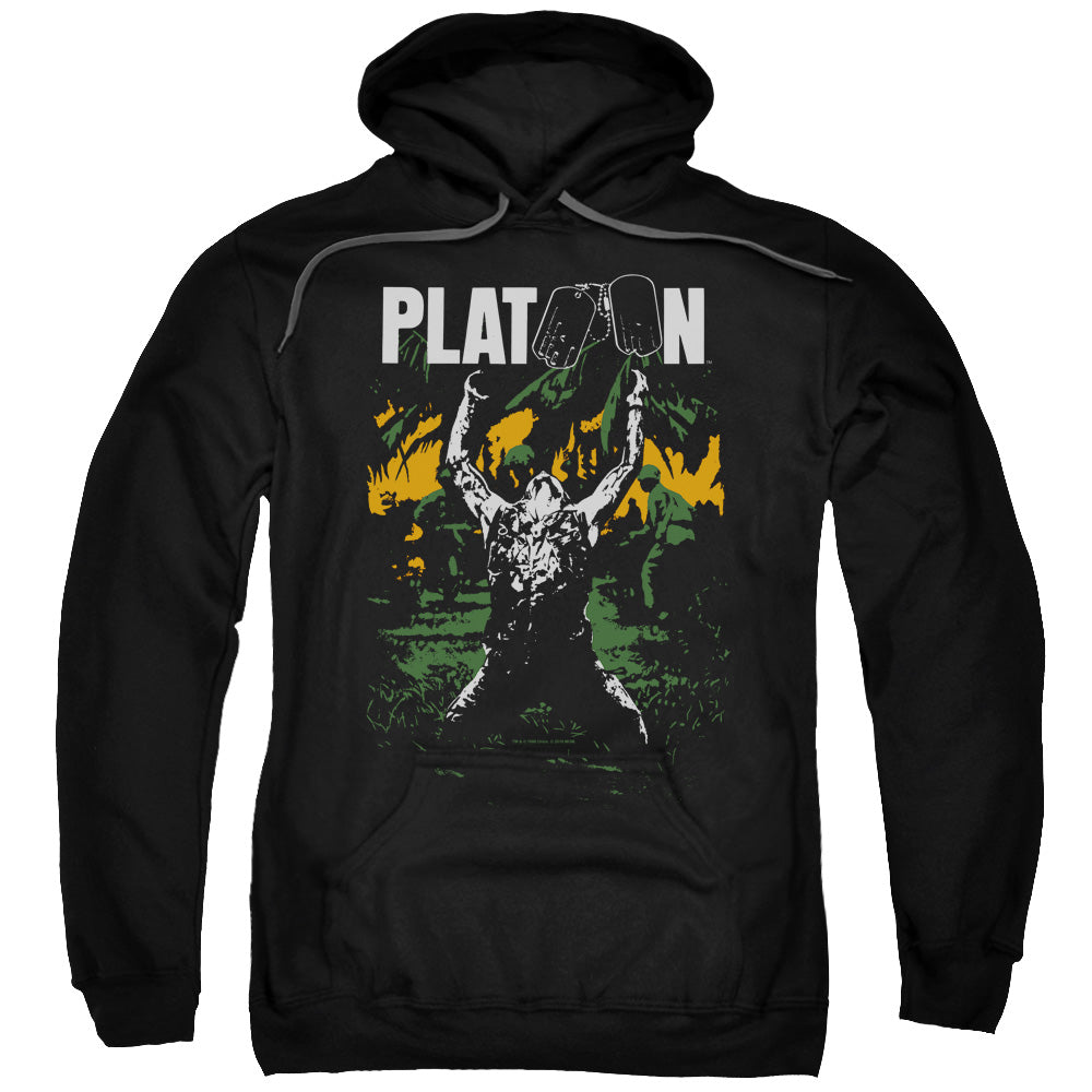 Platoon Graphic Mens Hoodie Black