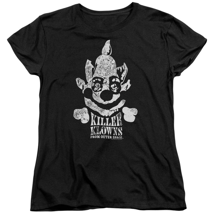 Killer Klowns From Outer Space Kreepy Womens T Shirt Black