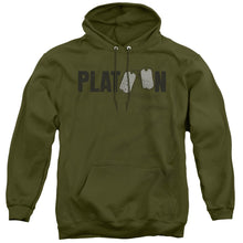 Load image into Gallery viewer, Platoon Logo Mens Hoodie Military Green