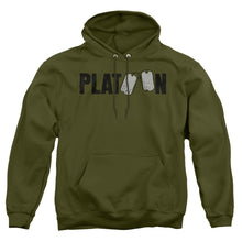 Load image into Gallery viewer, Platoon Logo Mens Hoodie Military Green