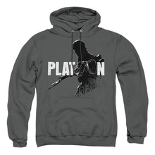 Load image into Gallery viewer, Platoon Shadow Of War Mens Hoodie Charcoal
