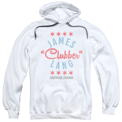 Rocky III Clubber Mens Hoodie White