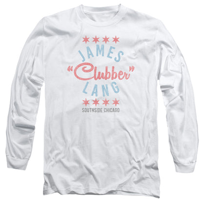 Rocky III Clubber Mens Long Sleeve Shirt White