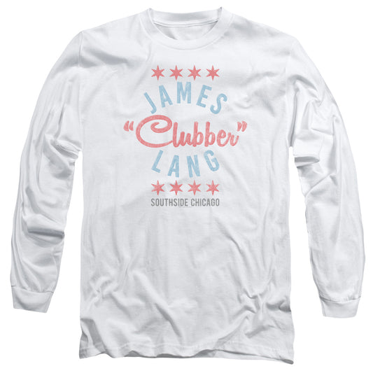 Rocky III Clubber Mens Long Sleeve Shirt White