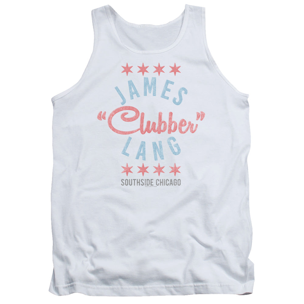 Rocky III Clubber Mens Tank Top Shirt White