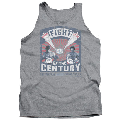 Rocky Balboa Creed Fight Poster Mens Tank Top Shirt Athletic Heather