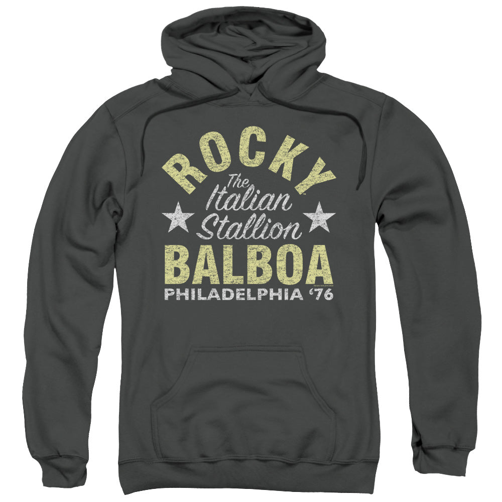 Rocky Rocky Philly Mens Hoodie Charcoal