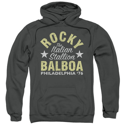 Rocky Rocky Philly Mens Hoodie Charcoal