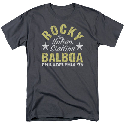 Rocky Rocky Philly Mens T Shirt Charcoal Officially Licensed