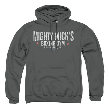 Rocky Mighty Micks Boxing Gym Mens Hoodie Charcoal