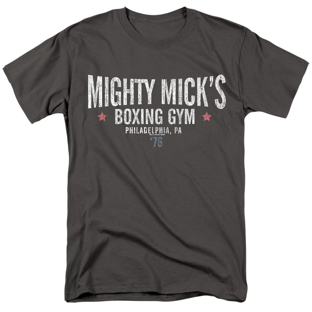 Rocky Mighty Micks Boxing Gym Mens T Shirt Charcoal Officially Licensed