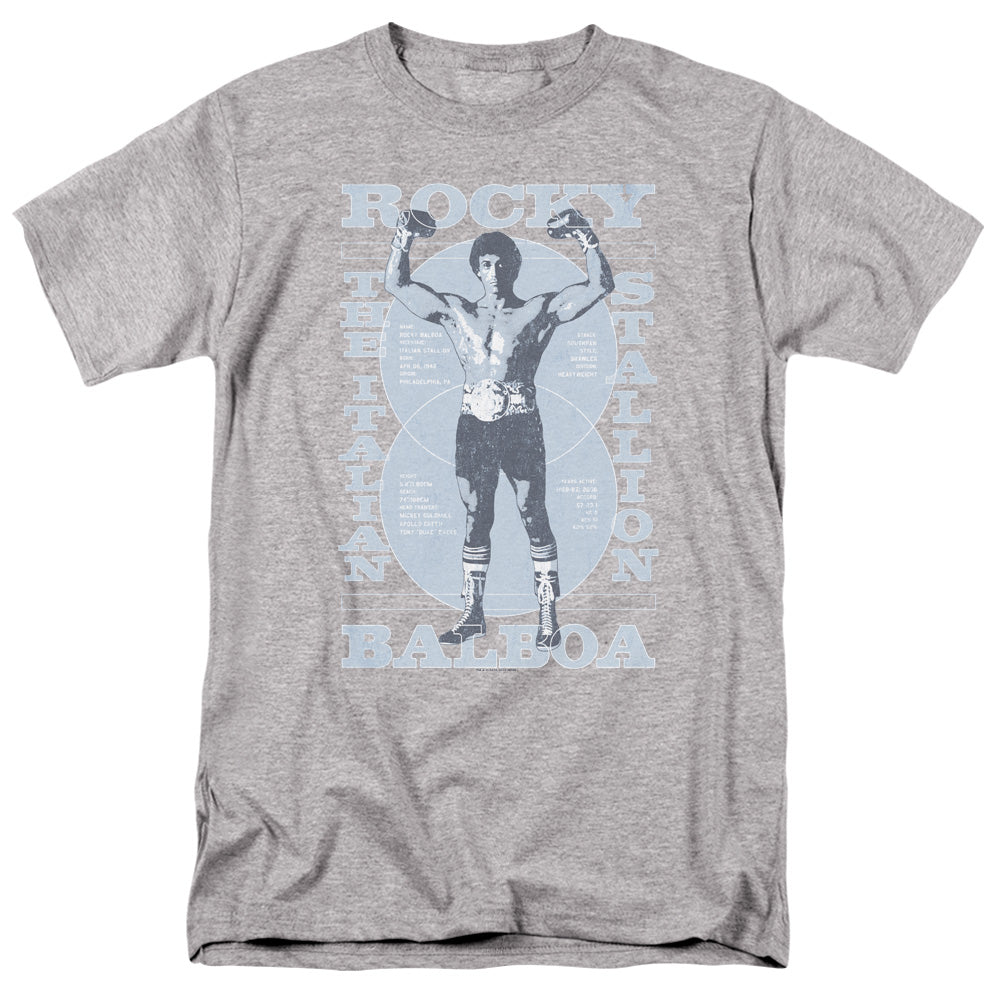 Rocky Gun Show Mens T Shirt Athletic Heather Officially Licensed