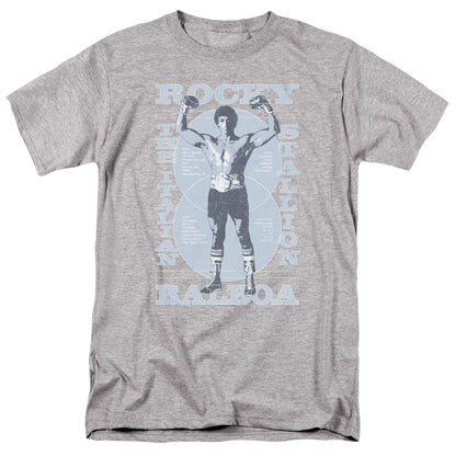 Rocky Gun Show Mens T Shirt Athletic Heather Officially Licensed