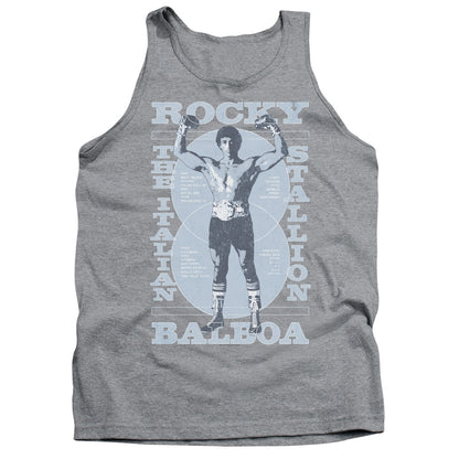 Rocky Gun Show Mens Tank Top Shirt Athletic Heather