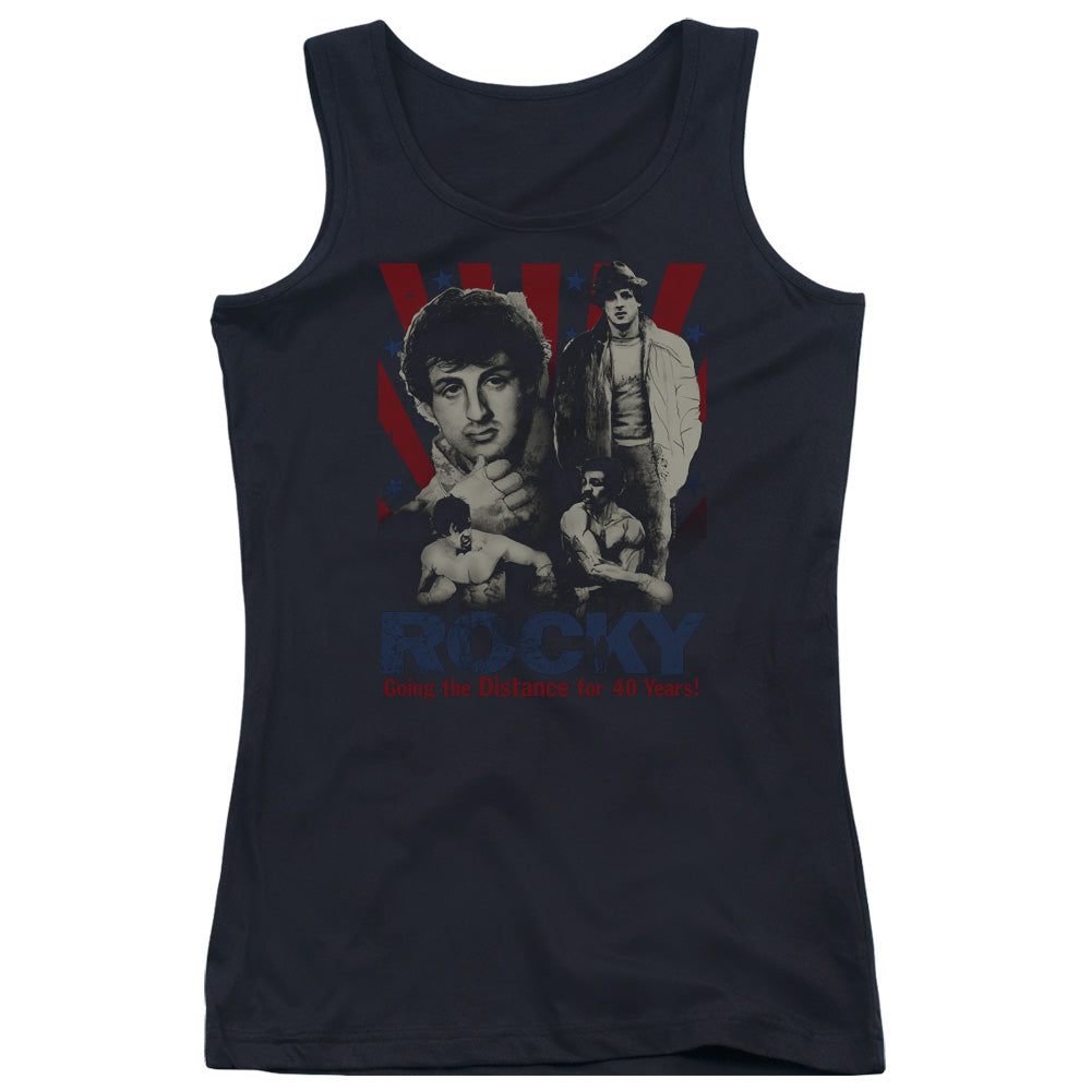 Rocky Going The Distance Womens Tank Top Shirt Black