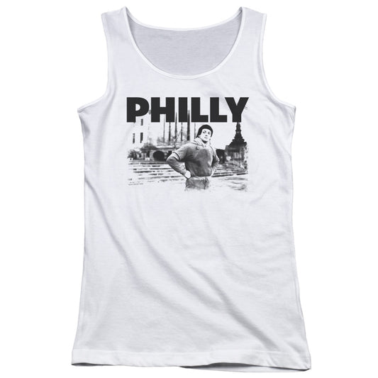 Rocky Philly Womens Tank Top Shirt White