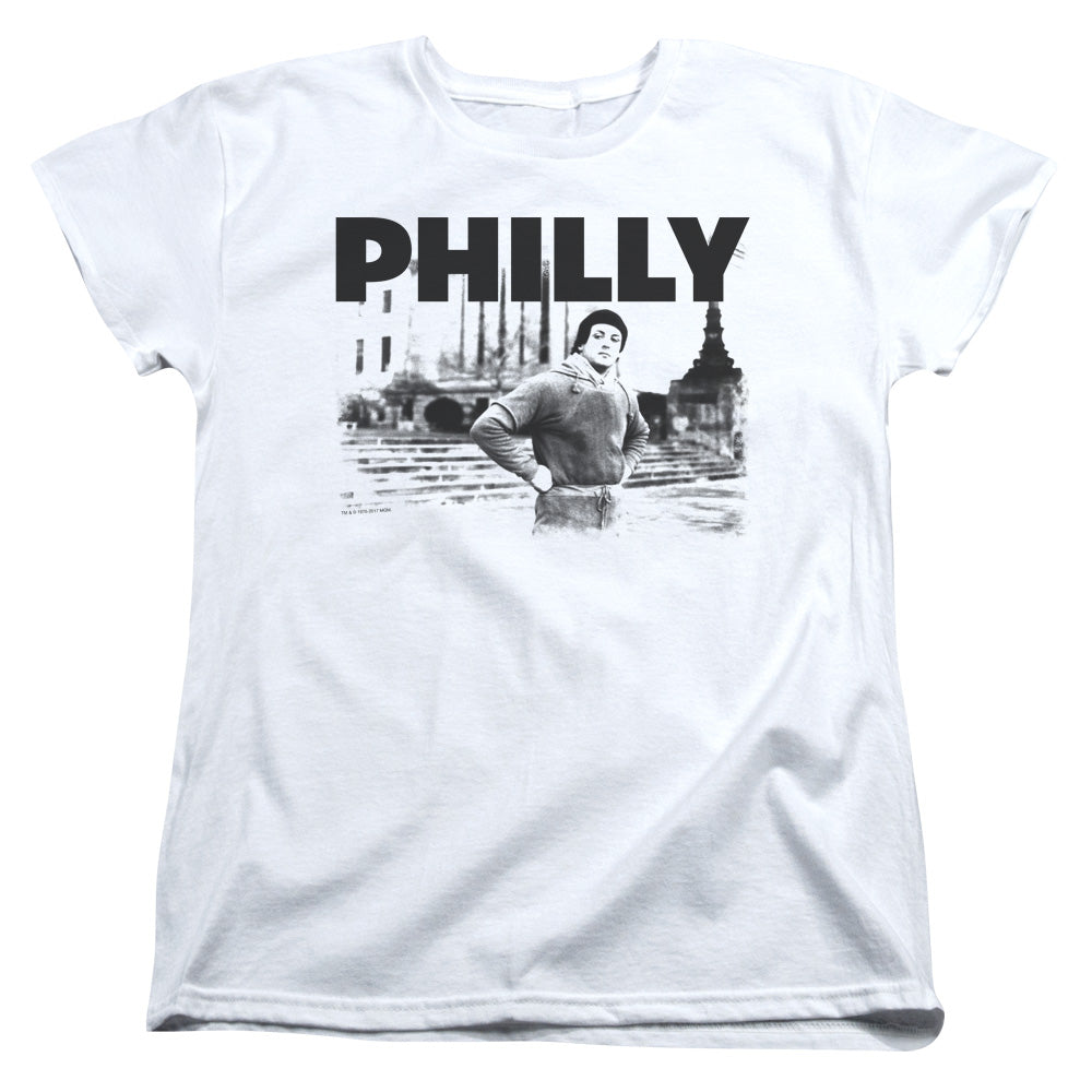 Rocky Philly Womens T Shirt White