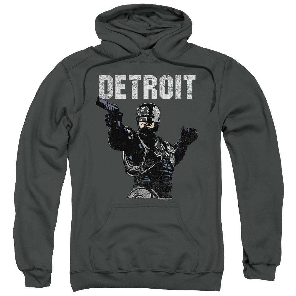 Robocop Detroit Mens Hoodie Charcoal