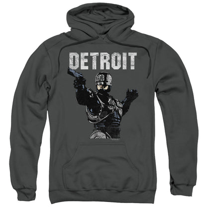 Robocop Detroit Mens Hoodie Charcoal