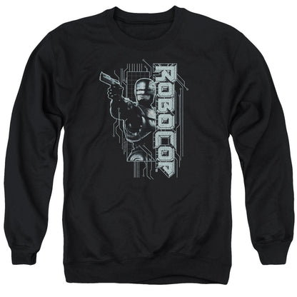 Robocop Murphy Split Mens Crewneck Sweatshirt Black
