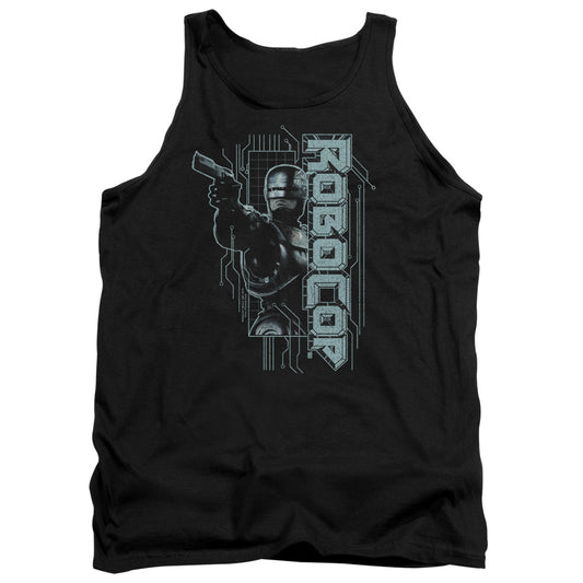 Robocop Murphy Split Mens Tank Top Shirt Black