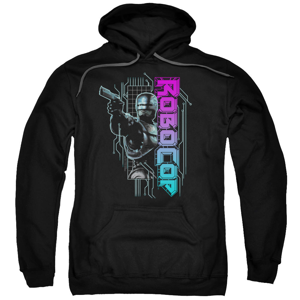 Robocop Robo Neon Mens Hoodie Black