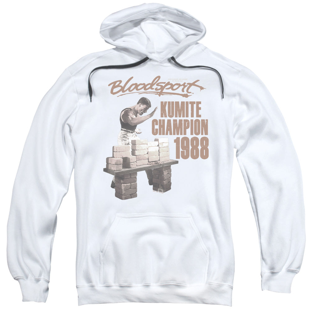 Bloodsport Dux Smash Mens Hoodie White