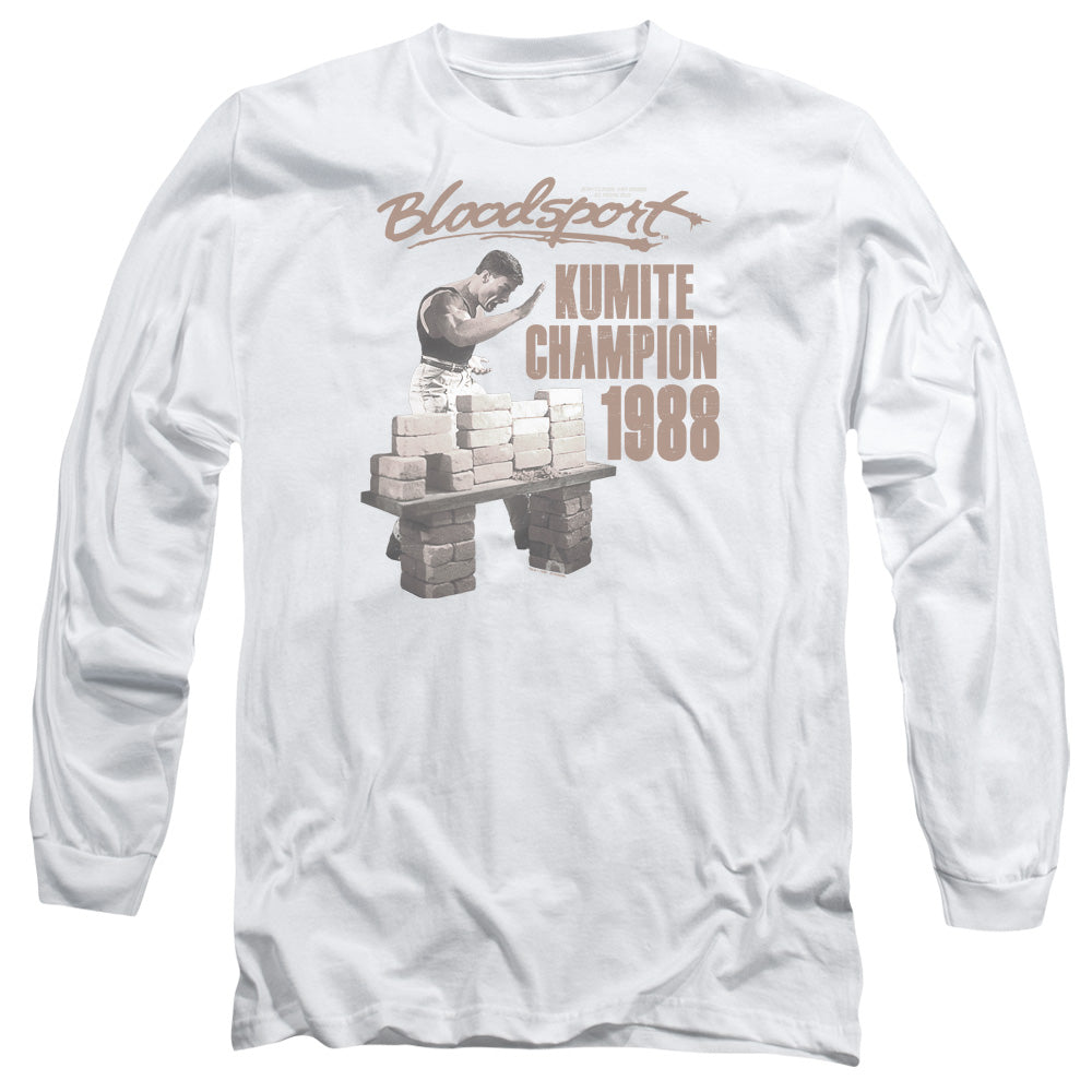 Bloodsport Dux Smash Mens Long Sleeve Shirt White