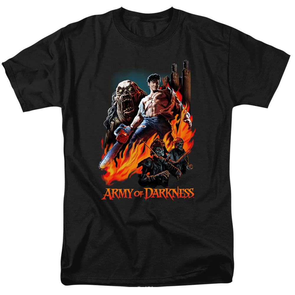 Army Of Darkness Painted Evil Mens T Shirt Black