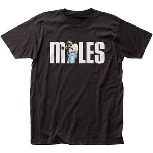Miles Davis Sketch Mens T Shirt Black