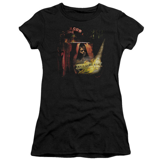 Mirrormask Big Top Poster Junior Sheer Cap Sleeve Womens T Shirt Black