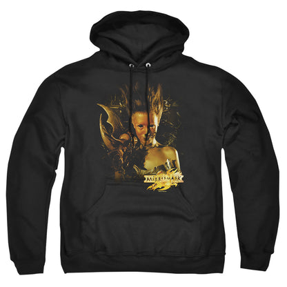 Mirrormask Queen Of Shadows Mens Hoodie Black Officially Licensed