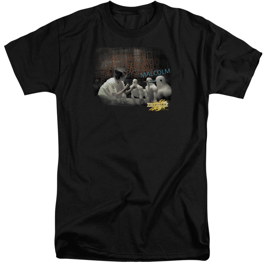 Mirrormask Bob Malcolm Mens Tall T Shirt Black