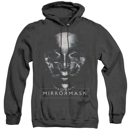 Mirrormask Mask Mens Heather Hoodie Black Officially Licensed
