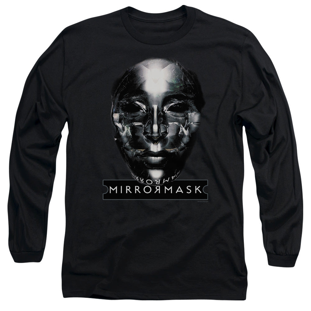 Mirrormask Mask Mens Long Sleeve Shirt Black