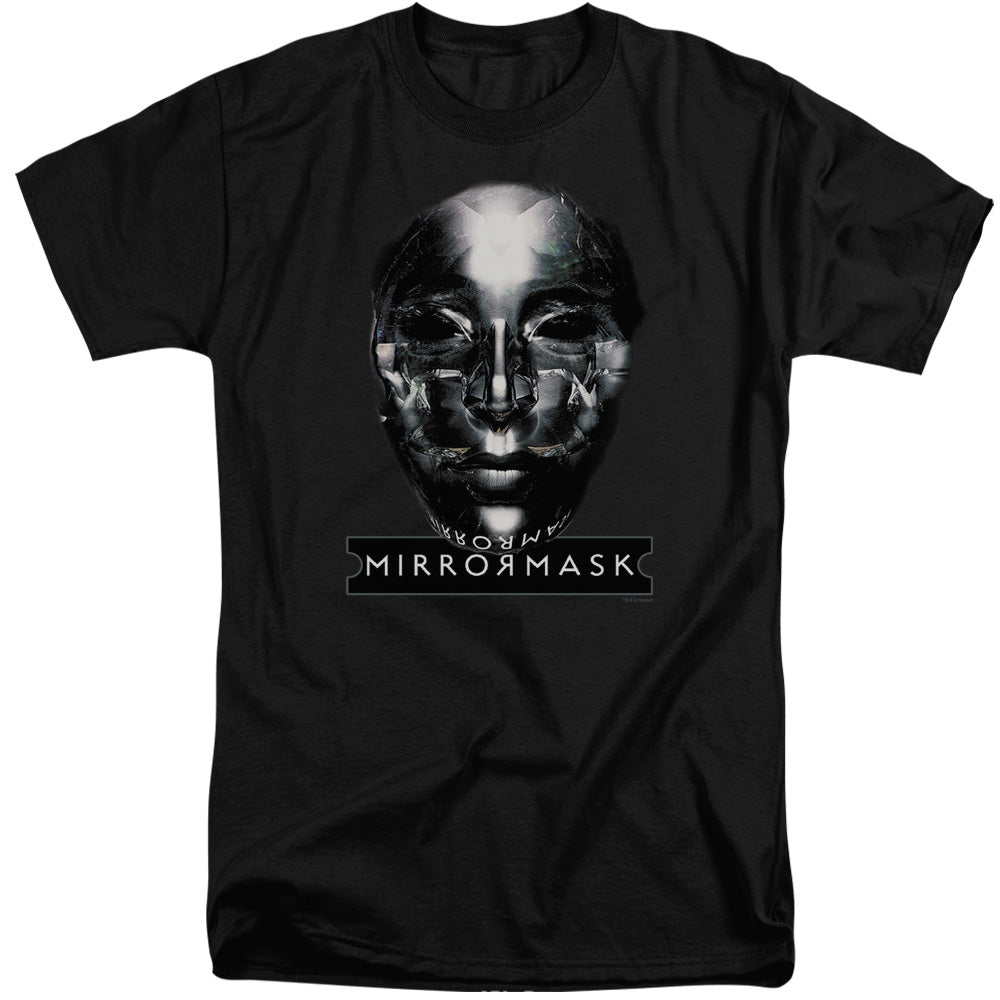 Mirrormask Mask Mens Tall T Shirt Black
