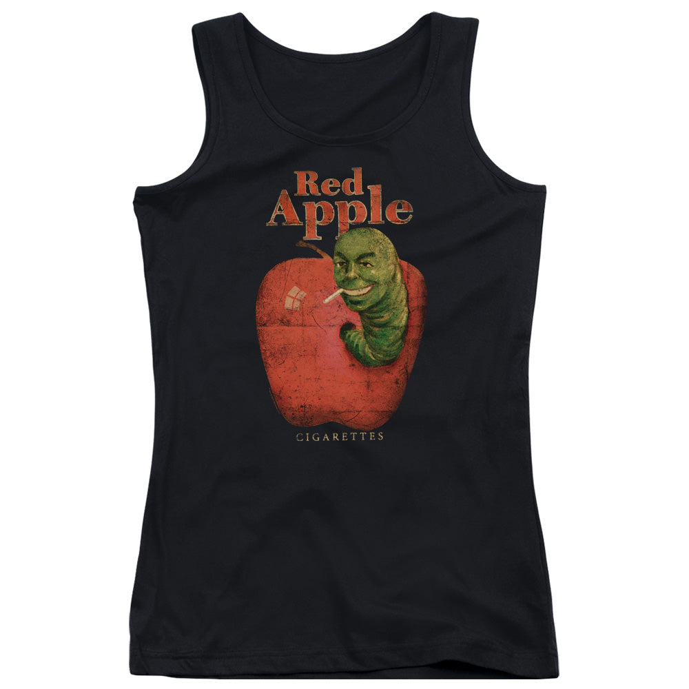 Pulp Fiction Red Apple Womens Tank Top Shirt Black