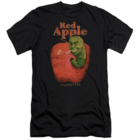 Pulp Fiction Red Apple Premium Bella Canvas Slim Fit Mens T Shirt Black