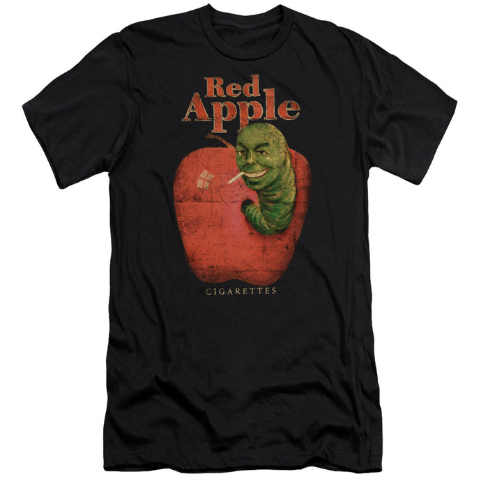 Pulp Fiction Red Apple Slim Fit Mens T Shirt Black