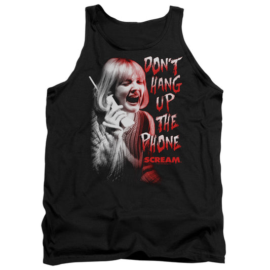 Scream Dont Hang Up Mens Tank Top Shirt Black