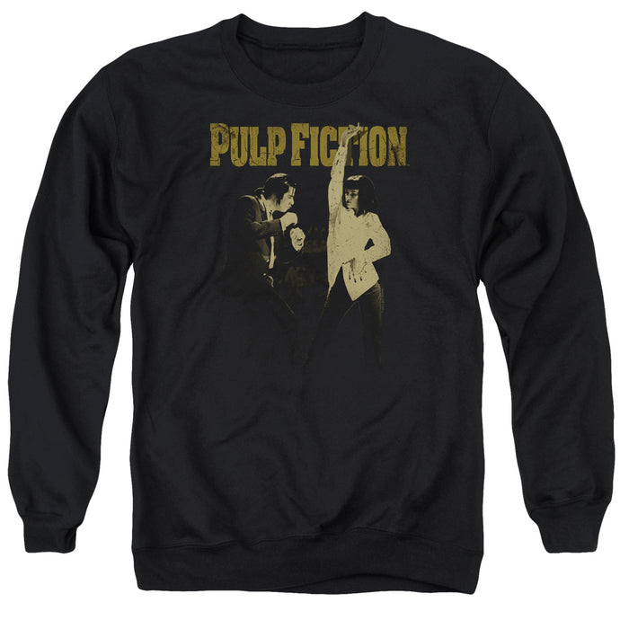 Pulp Fiction I Wanna Dance Mens Crewneck Sweatshirt Black