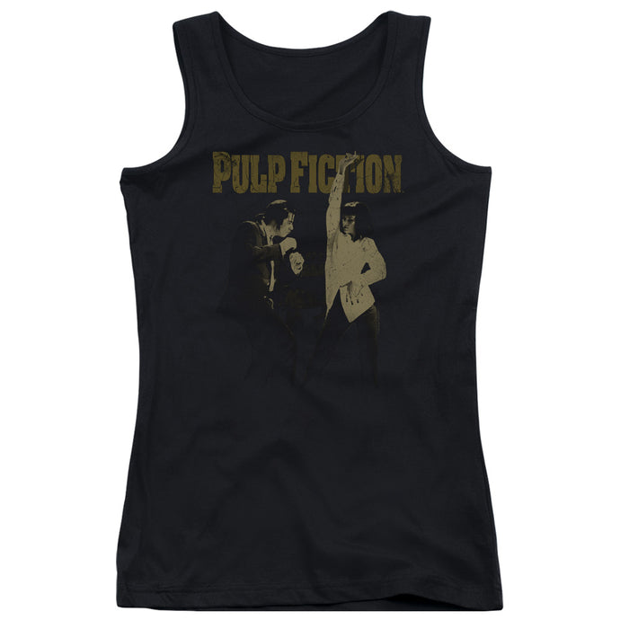 Pulp Fiction I Wanna Dance Womens Tank Top Shirt Black