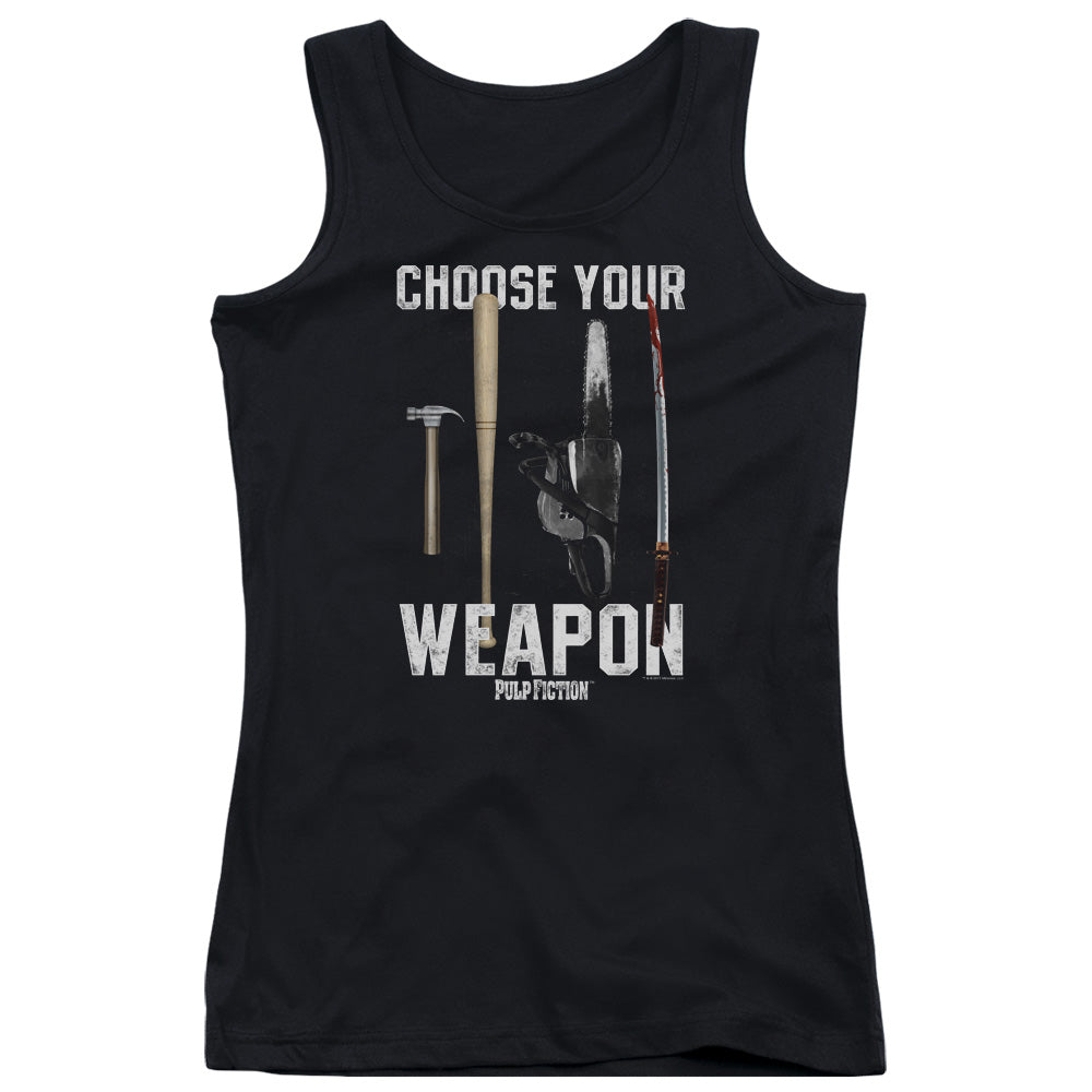 Pulp Fiction Choices Womens Tank Top Shirt Black