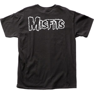 The Misfits Skull & Logo Mens T Shirt Black